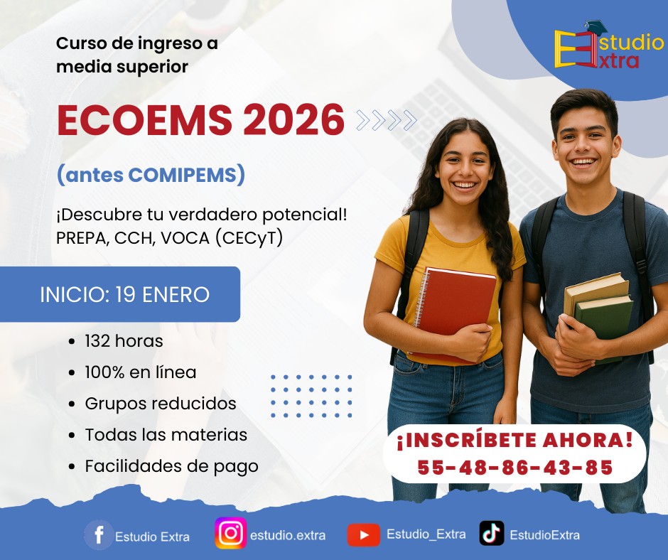 Curso de ingreso a media superior ECOEMS 2026