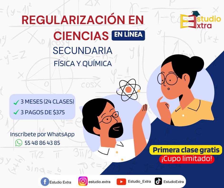 Regularización en Ciencias – Secundaria (Física y Química)